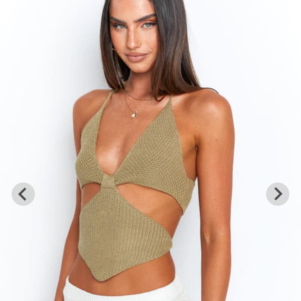 Cut Out Crop Top